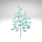 30" Mint Green Glossy Leaves Spray – Artificial Greenery Stem for Arrangements & Wreaths-86296MINT